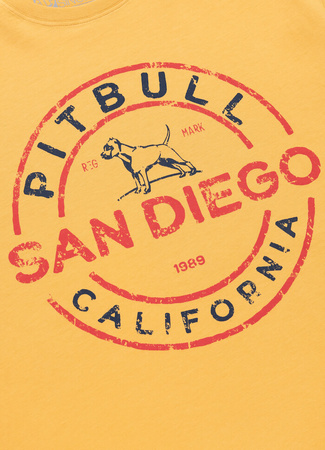 T-shirt PIT BULL SAN DIEGO INS. żółty (pale yellow)