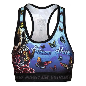 Top damski EXTREME HOBBY SKULL 2 niebieski