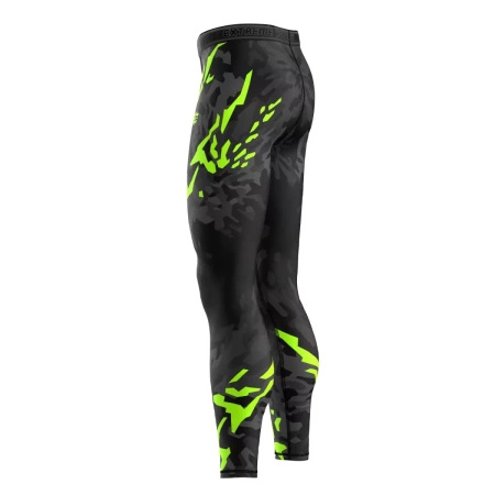 Legginsy Sportowe Męskie Black Panther