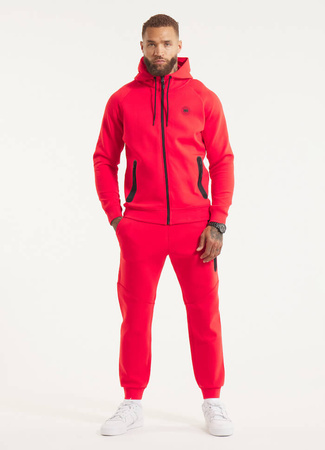 Bluza PIT BULL DOGWOOD czerwona (fluo red) rozpinana