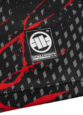 Koszulka sportowa MESH Performance PIT BULL BLOOD DOG 2 długi rękaw czarny