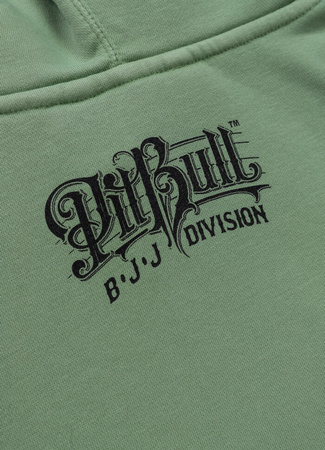 Bluza PIT BULL WASHED VINTAGE BJJ washed green kaptur