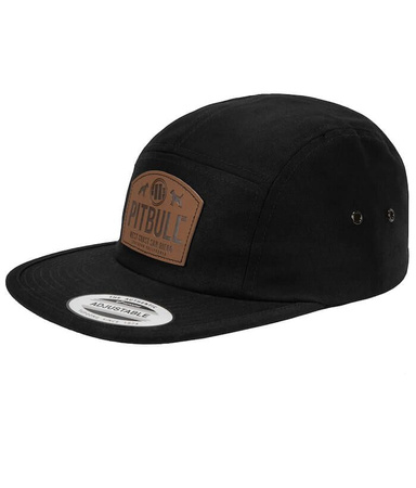 Czapka PIT BULL SNAPBACK JOCKEY LEATHER DOGS czarna