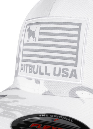 Czapka PIT BULL FULL CAP USA biała