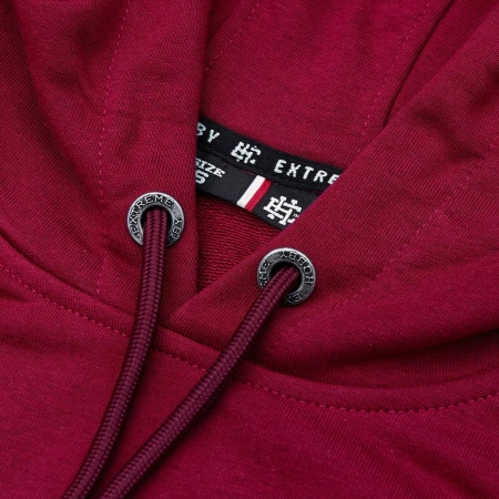 Bluza EXTREME HOBBY WHEEL kaptur bordowa