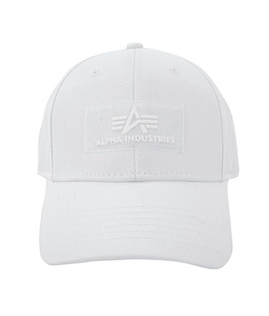 Czapka ALPHA INDUSTRIES VELCRO CAP biała 168903 09