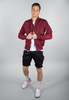 Kurtka ALPHA INDUSTRIES MA-1 TT bordowa (burgundy) 191103 184