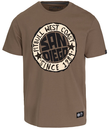 T-shirt PIT BULL SAN DIEGO SUN dark brown