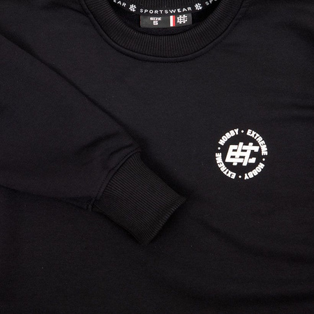 Bluza EXTREME HOBBY CREWNECK HASH LINE 2021 czarna prosta