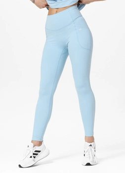 Damskie leginsy sportowe PIT BULL AVENIDA light blue