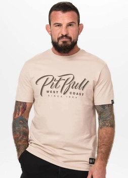 T-shirt PIT BULL EL JEFFE piaskowy (light sand)