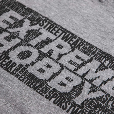 Bluza Crewneck EXTREME HOBBY TYPOGRAPHY jasny szary