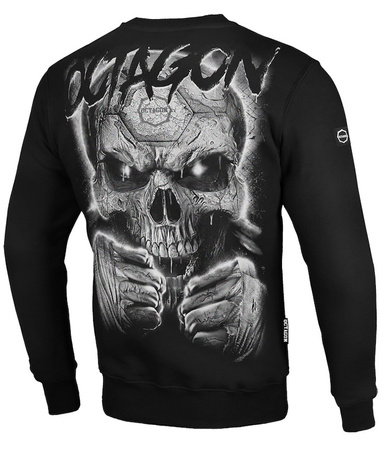 Bluza OCTAGON OLDSKULL FANS czarna prosta