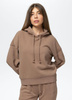 Damska bluza PIT BULL Washed LOVIA WMN chocolate mousse