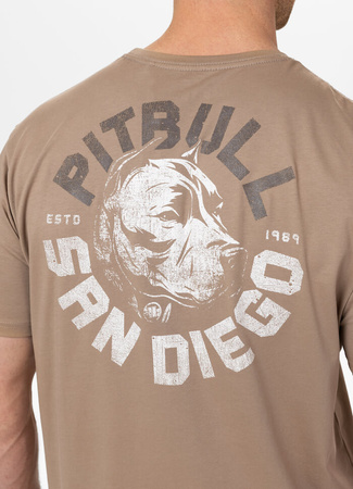 T-shirt PIT BULL DOG SD sand savana
