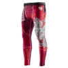 Legginsy Sportowe Męskie Polska Red