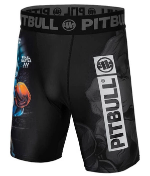 Spodenki PIT BULL COMPRESSION MASTERS OF BOXING HILLTOP czarne