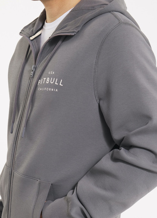 Bluza PIT BULL SAMPSON grafitowa rozpinana kaptur