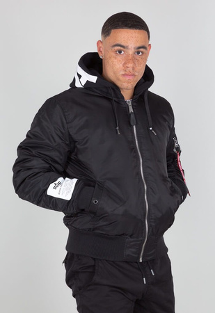 Kurtka ALPHA INDUSTRIES MA-1 ZHP czarna 118101 03