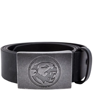 SKÓRZANY pasek PIT BULL BONES czarny