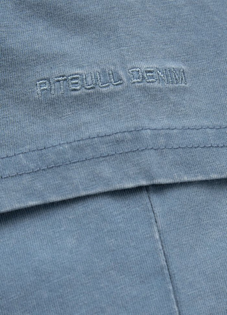 T-shirt PIT BULL Denim Washed CALIFORNIA DOG 190 błękitny