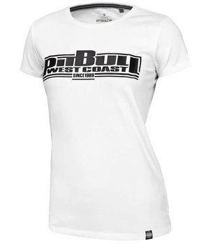T-shirt damski PIT BULL CLASSIC BOXING WMN biały