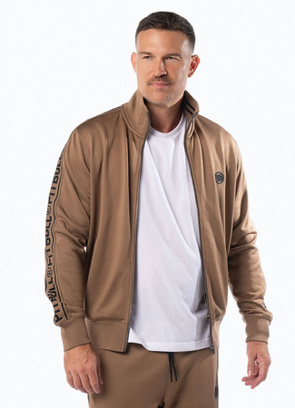 Bluza PIT BULL OLDSCHOOL TAPE LOGO TERRY czarna stójka