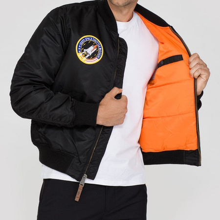 Kurtka ALPHA INDUSTRIES MA-1 VF NASA czarna 166107 03