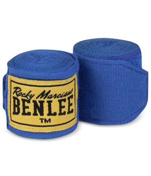 Bandaże bokserskie, owijki BENLEE ELASTIC 450 cm niebieskie