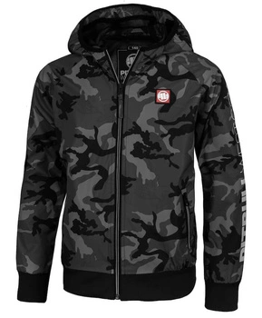 Kurtka dziecięca PIT BULL ATHLETIC SLEEVE LOGO czarne camo