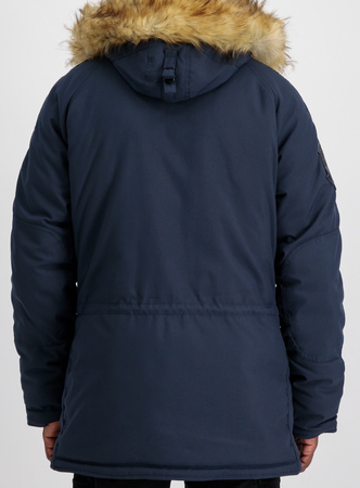 Kurtka parka ALPHA INDUSTRIES EXPLORER granatowa (rep.blue) 193128 07