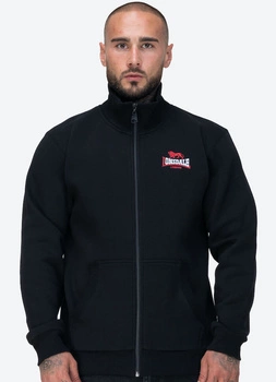 Bluza LONSDALE CROPSTON czarna stójka