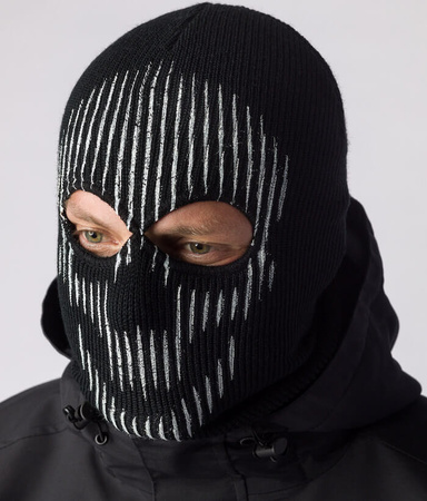 Czapka z kominiarką PGWEAR TROUBLEMAKER SKULL czarna