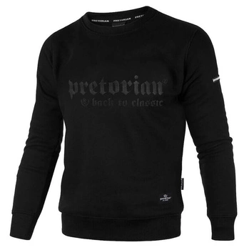 Bluza PRETORIAN BACK TO CLASSIC prosta czarno-czarna