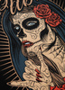 T-shirt damski PIT BULL SANTA MUERTE WMN czarny