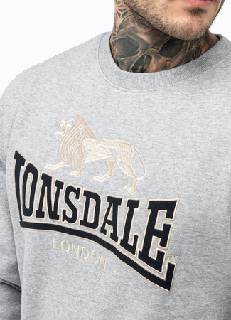 Bluza LONSDALE LAWINS szara prosta