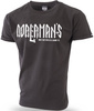 T-shirt DOBERMANS HATCHES TS293 brązowy