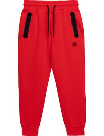 Spodnie sportowe PIT BULL DOGWOOD czerwone (fluo red)