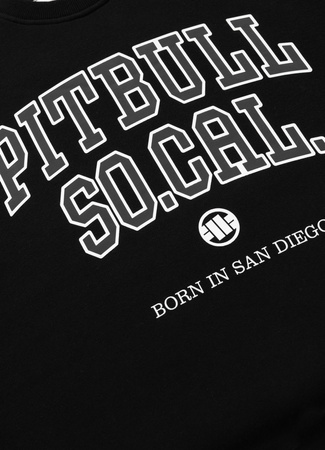 Bluza PIT BULL SO CAL czarna prosta