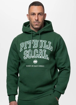 Bluza PIT BULL SO CAL hunter green kaptur