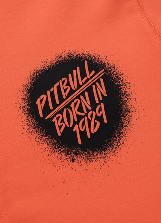 Bluza PIT BULL Tricot Terry GRAFFITI bright salmon rozpinana
