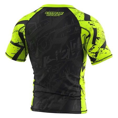 Short sleeve rashguard EXTREME HOBBY NEO limonka