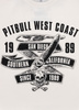 T-shirt PIT BULL OLDSCHOOL RAZOR biały