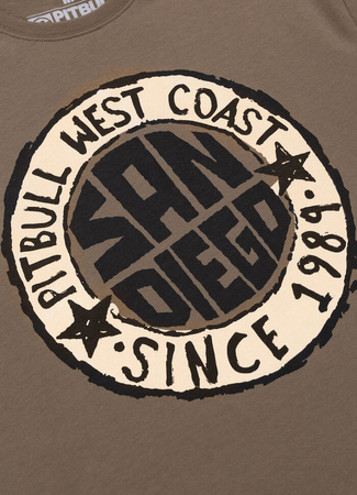 T-shirt PIT BULL SAN DIEGO SUN dark brown