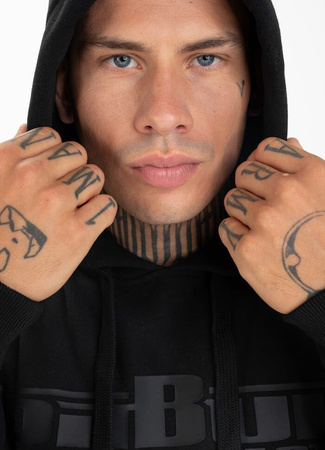 Bluza PIT BULL ONE TONE BOXING 21 czarna kaptur