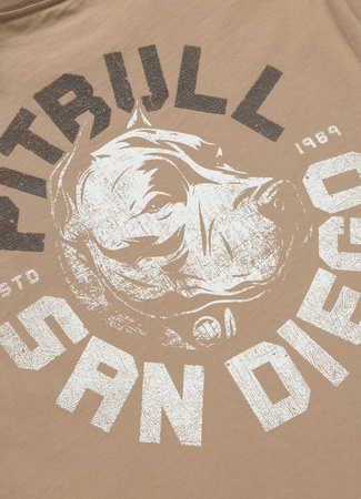T-shirt PIT BULL DOG SD sand savana
