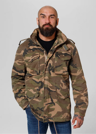 Kurtka PIT BULL M65 woodland camo