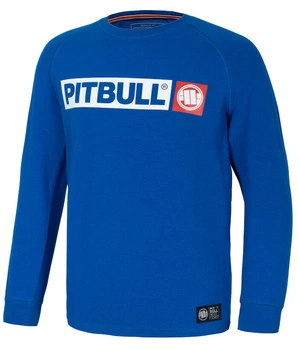 Longsleeve dziecięcy PIT BULL HILLTOP JUNIOR niebieski