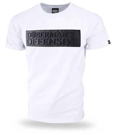 T-shirt DOBERMANS OFFENSIVE TS232 biały