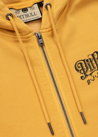 Bluza PIT BULL WASHED VINTAGE BJJ washed yellow rozpinana